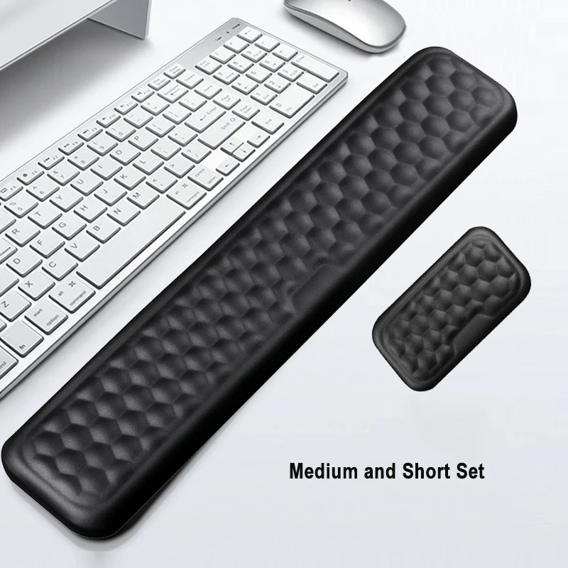 Keyboard and Mouse Wrist Rest Set Comfort Ergonomic Wrist Support for Wrist Pain Relief Computer M Wrist Rest  for Office