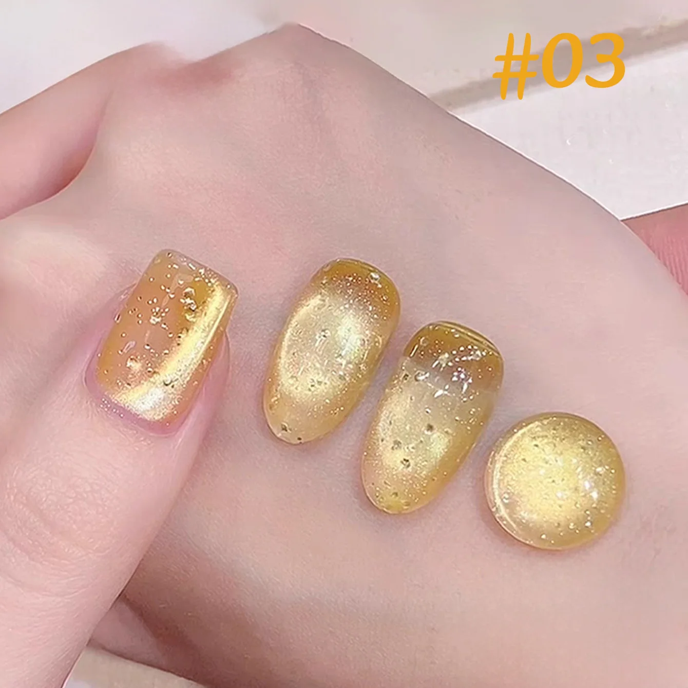 1-8 Uds PSK verano océano brisa ojo de gato remojo UV LED arte de uñas de larga duración brillo de aguas profundas burbuja ojo de gato Gel esmalte de uñas