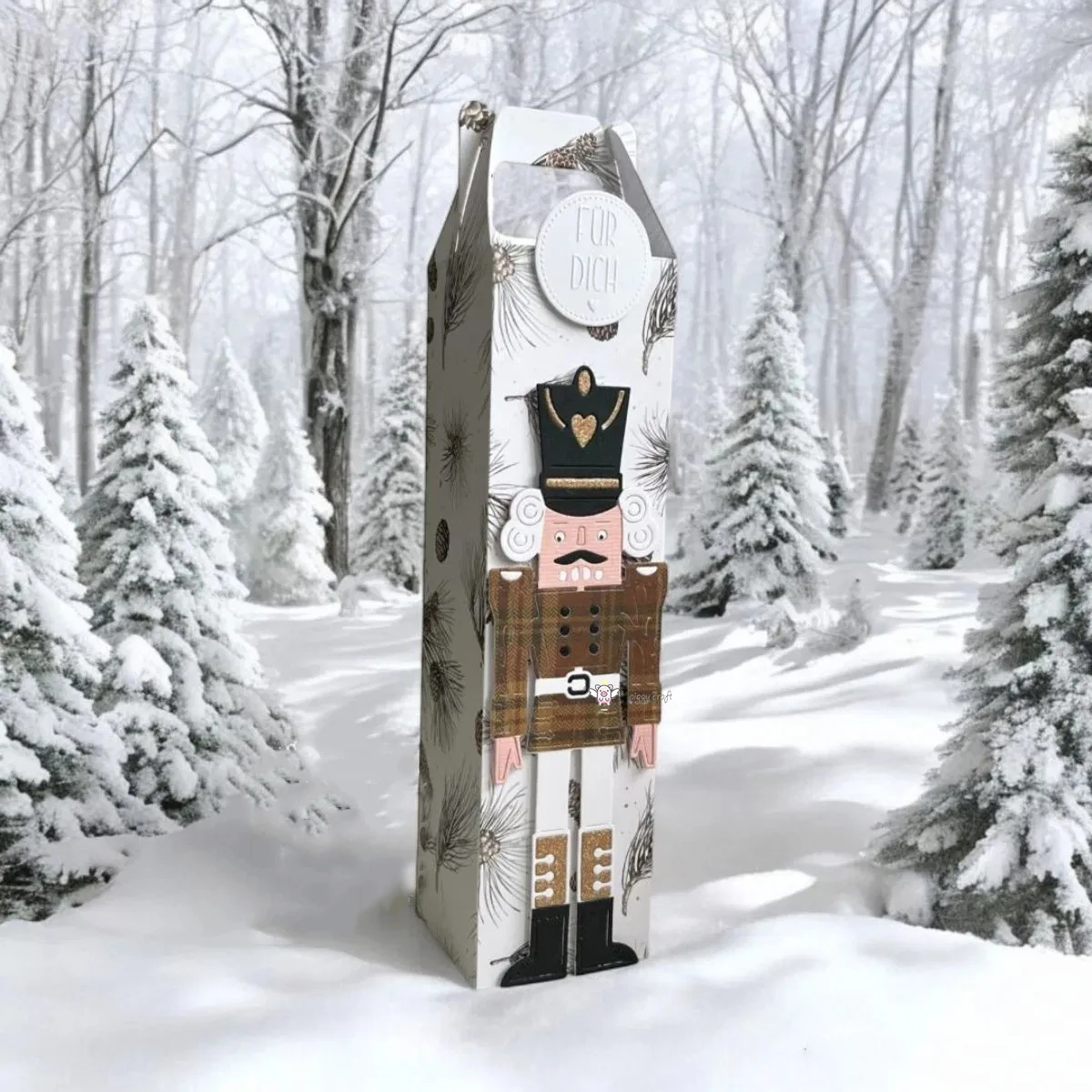 Piggy Craft metal cutting dies cut die mold Nutcracker decoration Scrapbook paper craft knife mold blade punch stencils dies