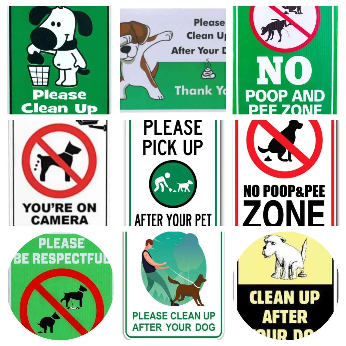 1pc Please Pay Attention To The Aluminium Plate Sign No Dog Poop Sign Outdoor Sign Please Clear Dog Poop Warning Sign 8x12lnch