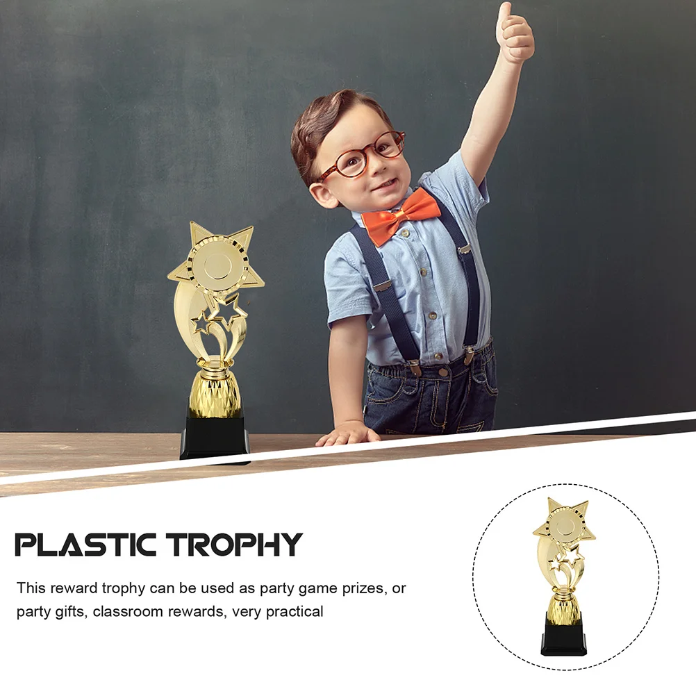 

2Pcs Pentagram Shaped Award Trophy Trophy Cup for School Ceremony Party Competition Winner Celebration Party Celebration
