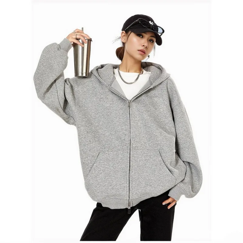 

Толстовка в американском стиле, кардиган, мужское пальто с капюшоном, осенне-зимний повседневный топ