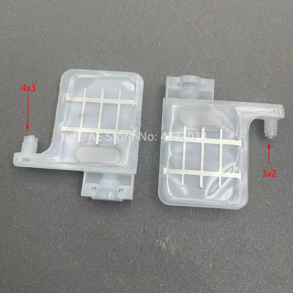 20PCS Damper DX5 Square Head For Galaxy Allwin Human Xuli Witcolor Inkjet Printer XP600 4720 I3200 Printhead Ink Dumper Filter