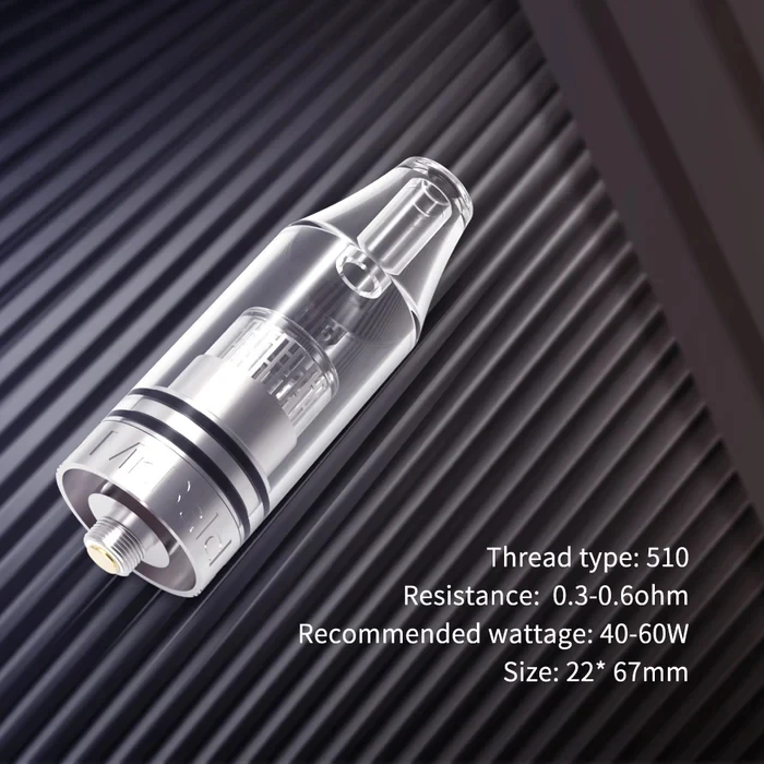 Longmada-Atomiseur d'avertissement en cristal, bobine de quartz sans mèche, tasse, 510 fils, concentré d'huile, 360 ℃, chauffage uniforme, vape précieuse, original