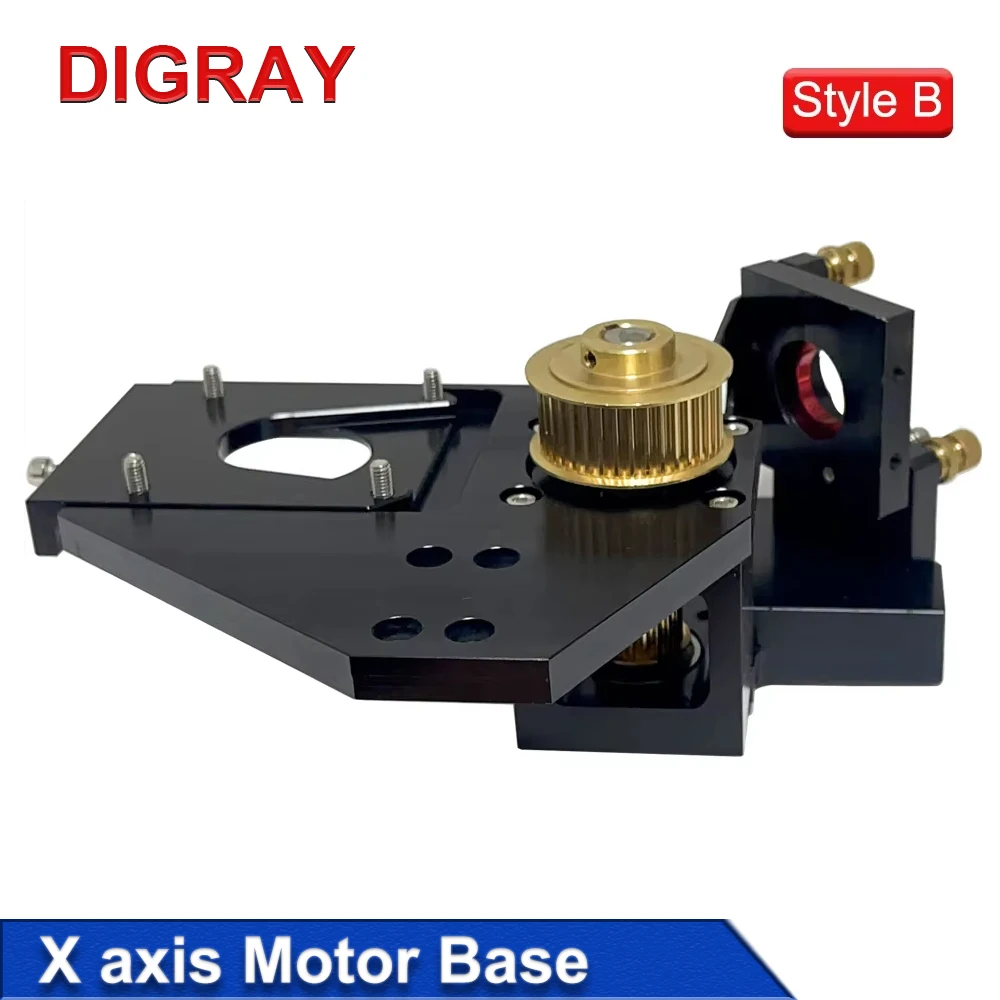 DIGRAY X-axis Motor Seat, Stepper Motor Reducer Nema20 38-Teeth for CO2 Laser Cutting and Engraving Machine