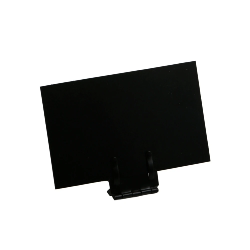 Retailing Store Label Holder Clip-on Sign  Chalk Board Price Tags For Wet Erase Markers Stand Metal Cardstock Base Clip