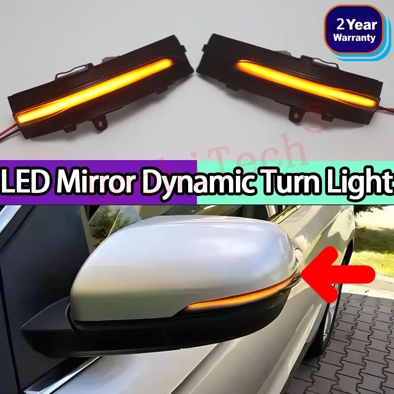 Dynamic Turn Signal LED Rearview Mirror Indicator Blinker Repeater Light for Ford Edge CD539 ST-Line 2015-2021 2022 2023 2024