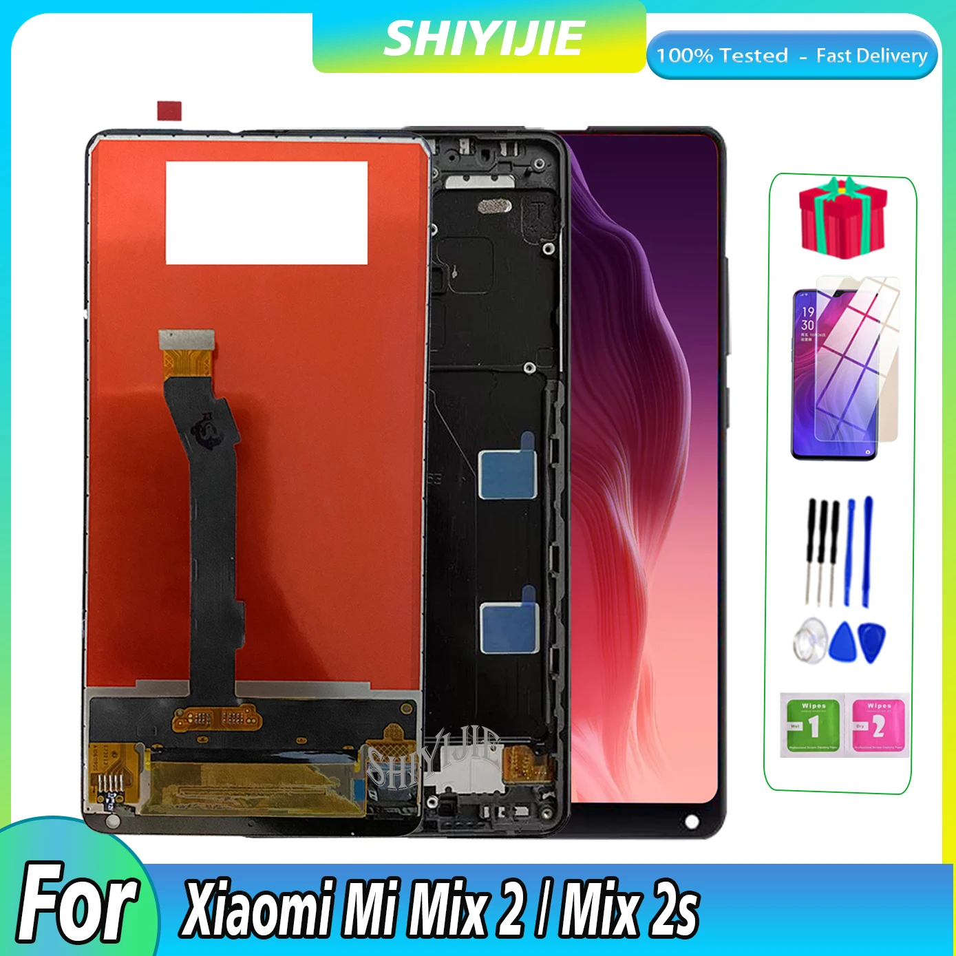 

5.99" Original LCD For Xiaomi Mi Mix 2 2s Mix2 Mix2s LCD Display Touch Screen Digitizer For Xiaomi MiMix2 Assembly Replacement