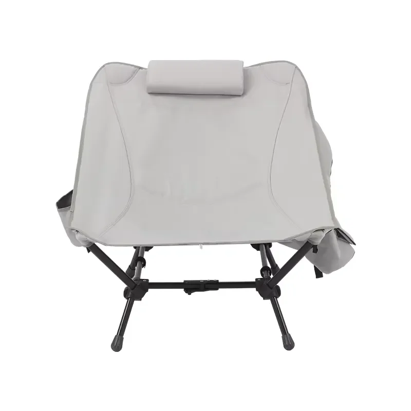 Modern Oversized Aluminum Alloy Ultra Light Durable Foldable Portable Deck Chair for Camping Beach with Storage Bag