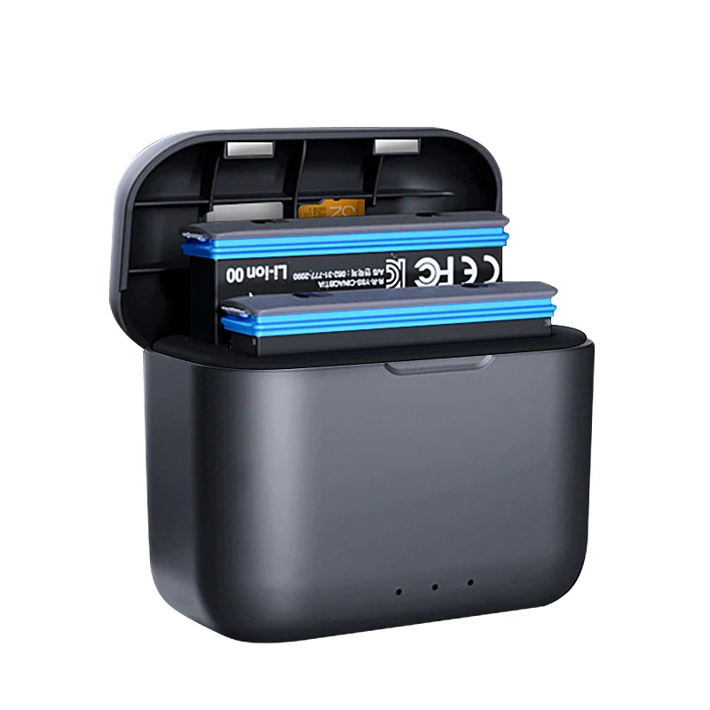 Caixa De Carregamento De Bateria Para Insta360, X2, Portátil, Carregador Rápido, Carregador Acessórios