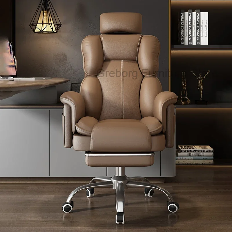 Living Room Office Chair Swivel Accent Luxury Ergonomic Recliner Comfy Computer Chair Gaming Sillas De Oficina Home Furniture