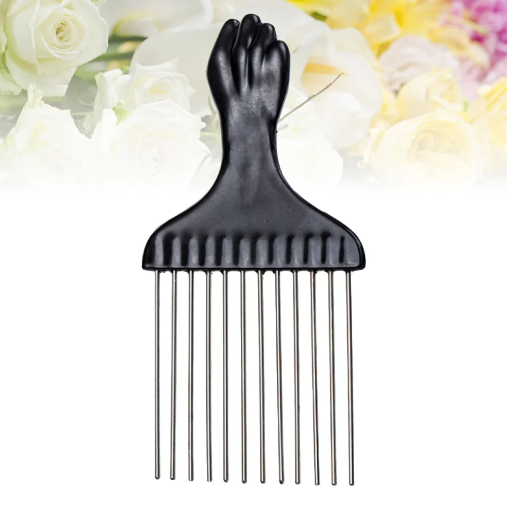 2 stks Grote Grove Kam Plastic Handvat Haar Kam Kappers Hark Kammen Slick Styling Haar