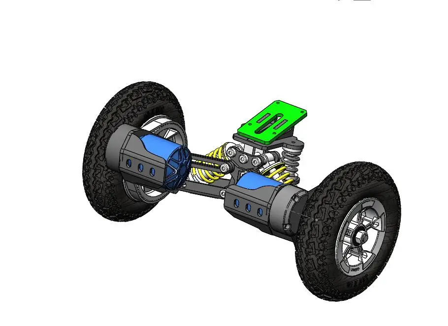 Independent suspension skateboard bridge shock absorber Electric skateboard off-road skateboard shock absorber bridge