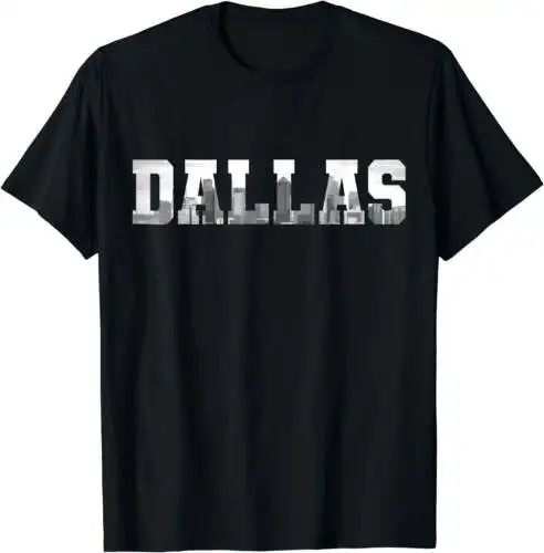 

Texas Skyline Pride Black & White Vintage T-Shirt Black 4X-Large