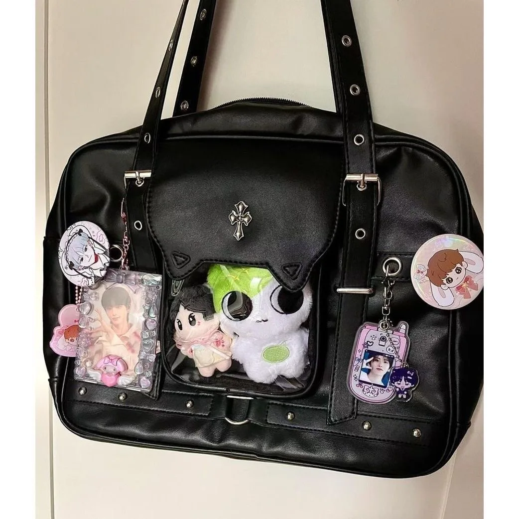 

women's bags trends 2025 ladies designer handbags women's shoulder ita bag Women's cross bag teenage bags girls gothic JK itabag