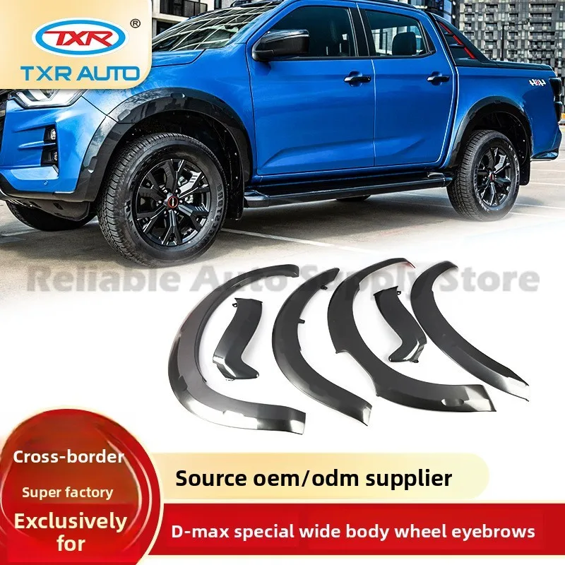 

For Isuzu D-Max TXR Rugged Off Road Fender Flares Wide Body Mud Guards High Quality Durable Automotive Styling Accessories