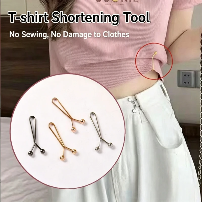 

4/8PCS Jeans Clothing Accessories Tool Adjustable Sleeve Clip For Pants Waist Tightening Sleeve Reduction Clip Detachable Buckle