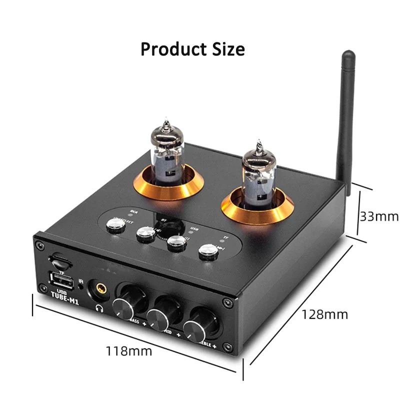 Bile pre-stage Bluetooth U Disk Fever Tube pre-amplifier Amp pre-effector Small Bile Machine