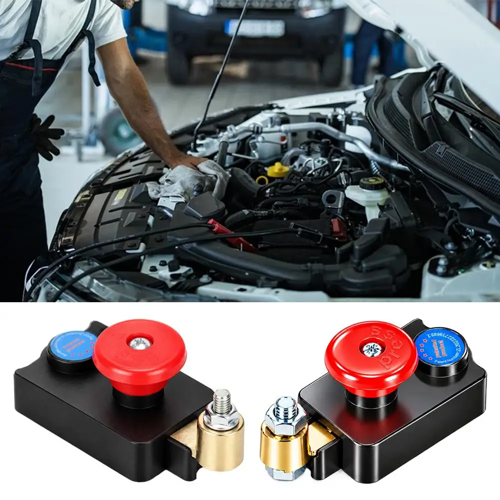 Car Battery Disconnect Isolator Switch 12V 24V Manual Cut Off Switch For Car Truck Power Control Use