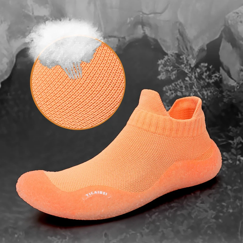 Men's and Women's Quick-drying Beach Shoes Non-slip Soft-soled Outdoor Wading Upstream Shoes Indoor Fitness Floor Shoes