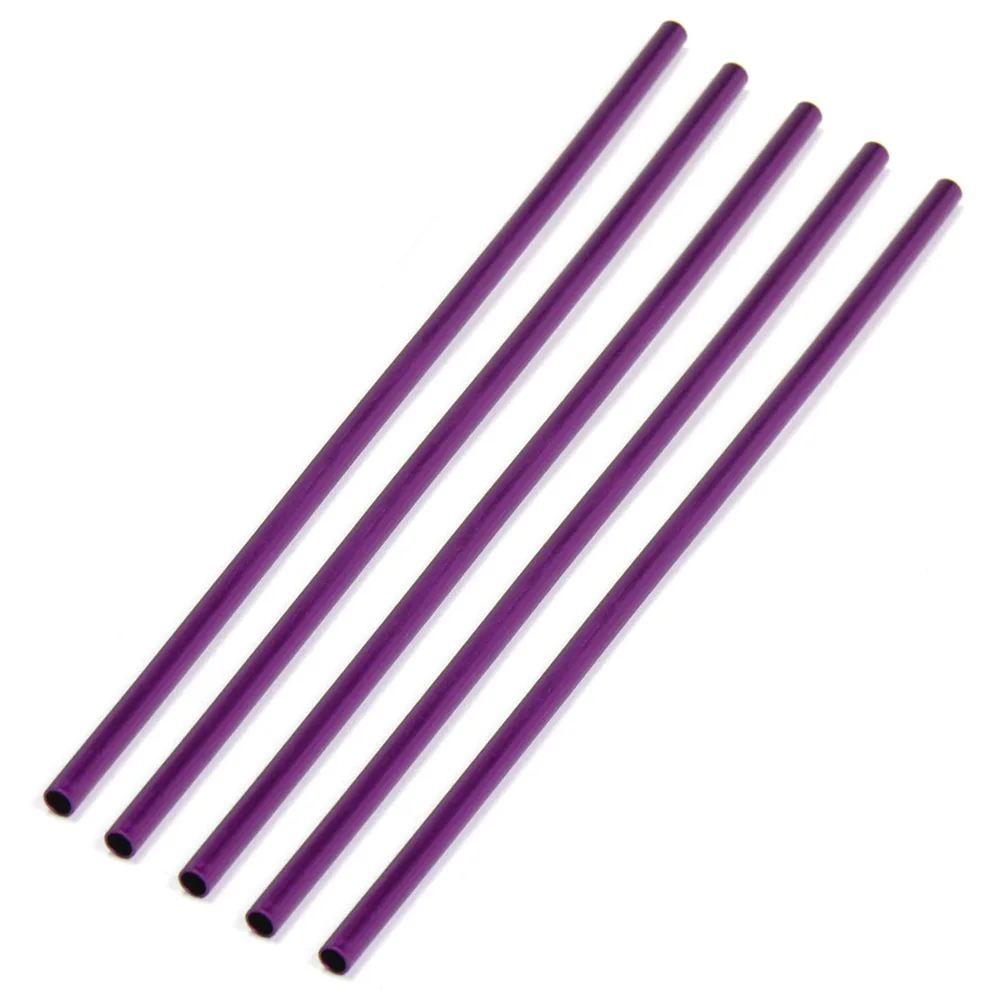 Kit 5 Ecological Straws-Reto-Anodized Aluminum-Lilac