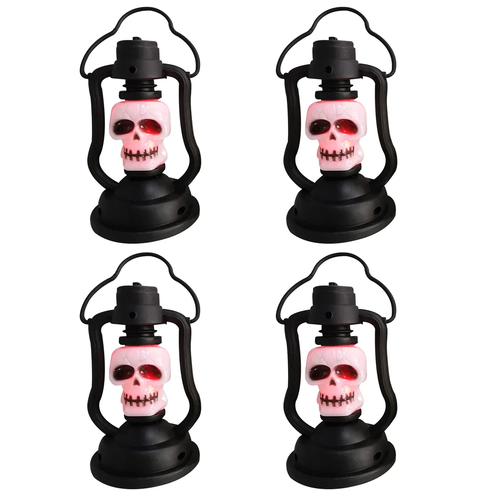 

Halloween LED Night Lamp Seven-Color Light Pumpkin Skull Portable Lantern Hanging Lanterns