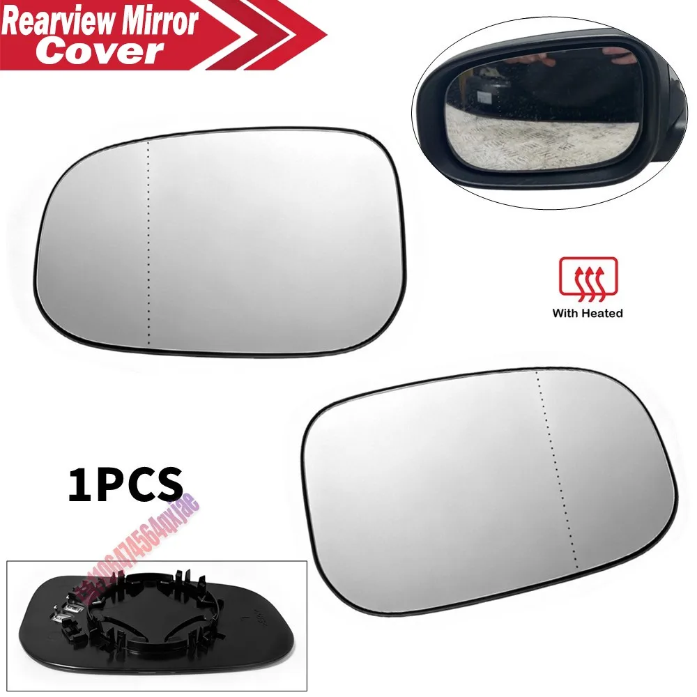 For Volvo S60 S40 C70 C30 2006-2013 1PCS Outer Rearview Side Mirror Glass Lens Reflector with Heating Car Replacement