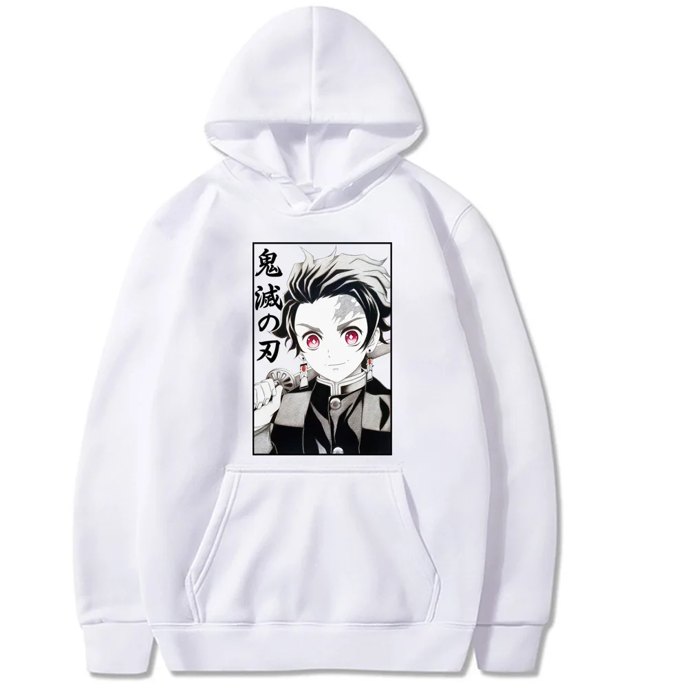 Demon Slayer Character Impressions Youth Street Style Anime Women's Clothing Fashion Hoodies Sports Leisure