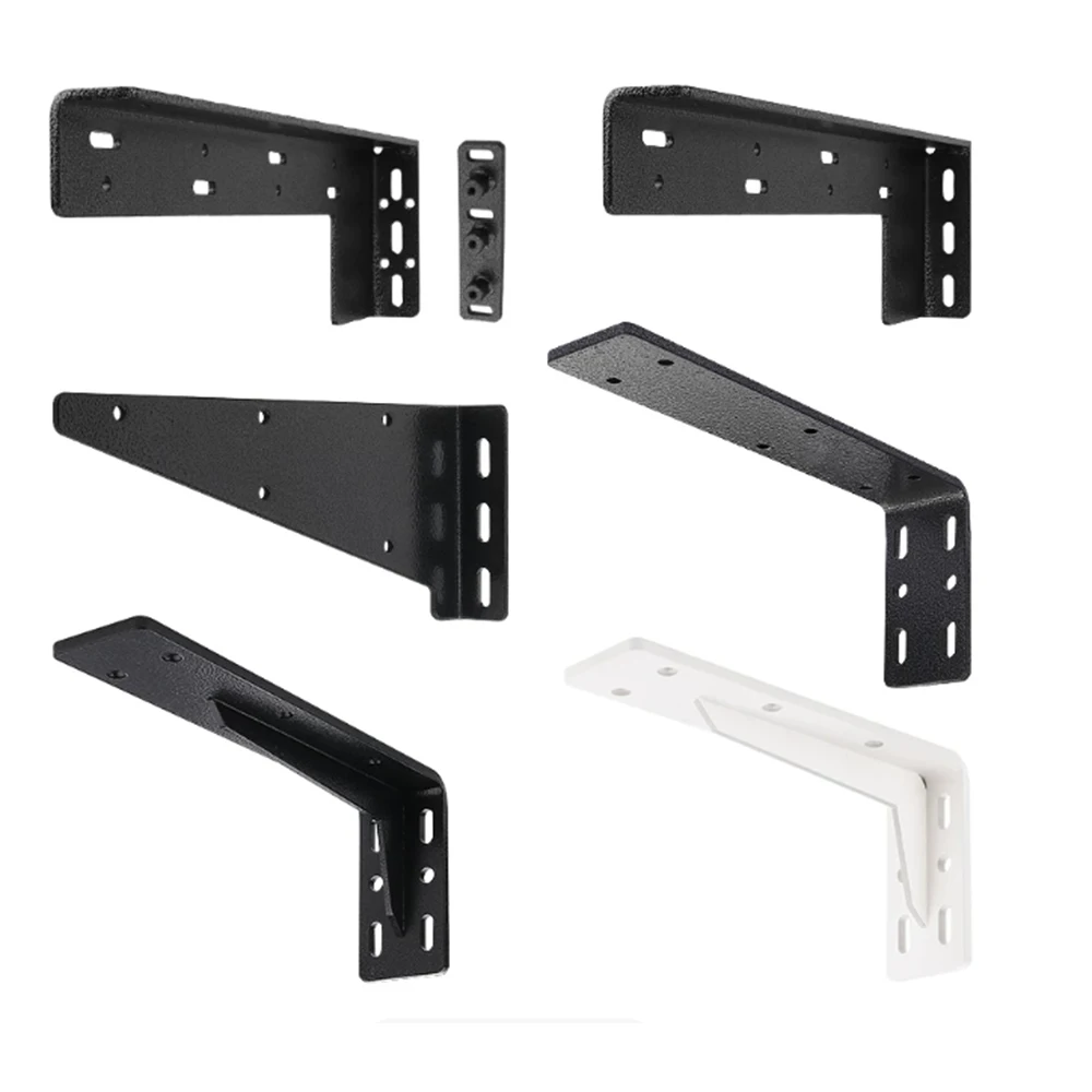 1Pcs Triangular Support Frame  Stainless Steel Load-Bearing 6-24 inches  Fixed Wall Hanging Suspended TV Cabinet  S And R Mode