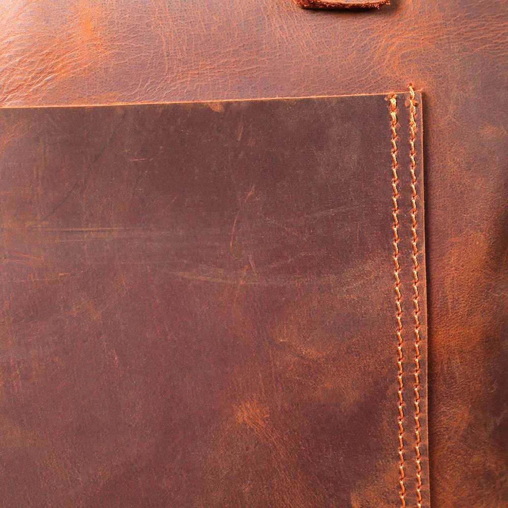 S.WORKER Vintage-Aktentasche aus hochwertigem Leder für Herren, Business-Handtasche, Laptoptasche, Unisex-Einkaufstasche mit großem Fassungsvermögen – Detail 13