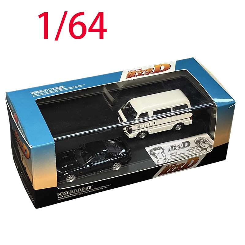 

Diecast 1/64 Scale Nissan Alloy Car Model Nissan Mazda RX7 Initial D Van Pickup Truck Play Vehicles Toys for Boys Original Box