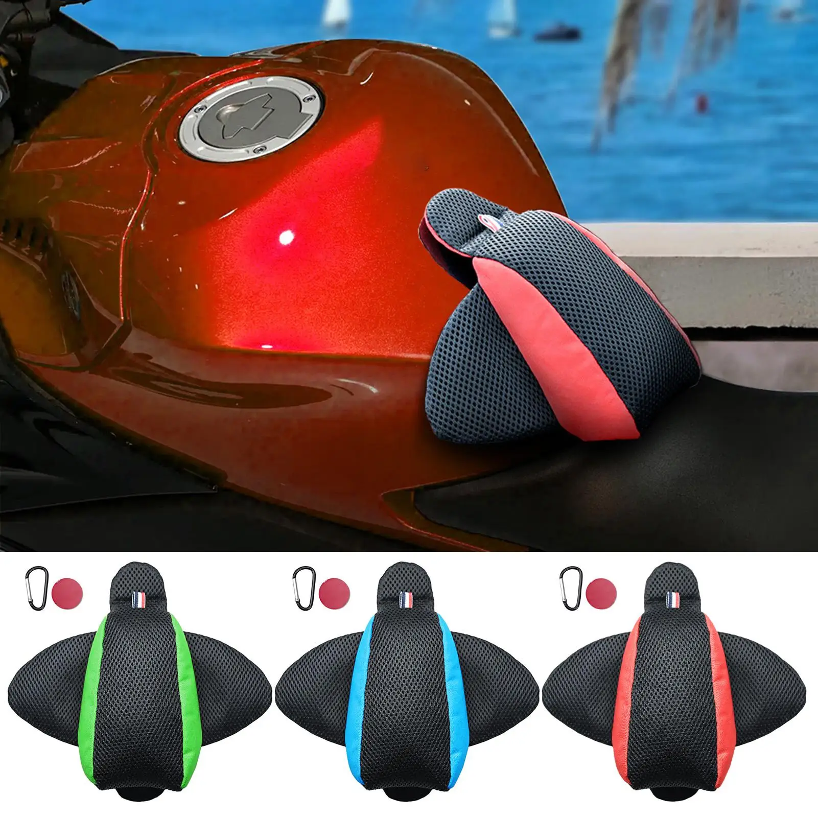 For  Travel Motorcycle Tank Pad Magnetic Shock Absorbing Anti-Collision Cushion Anti-Collision Oil Tank Protector Pad For Men