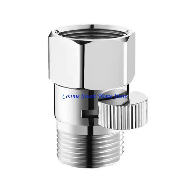 LXAF Convenient Shower Head Water Control Adjustable Brass Shower Head Shut Off Valves Smooth Operation for Hand Shower Arm