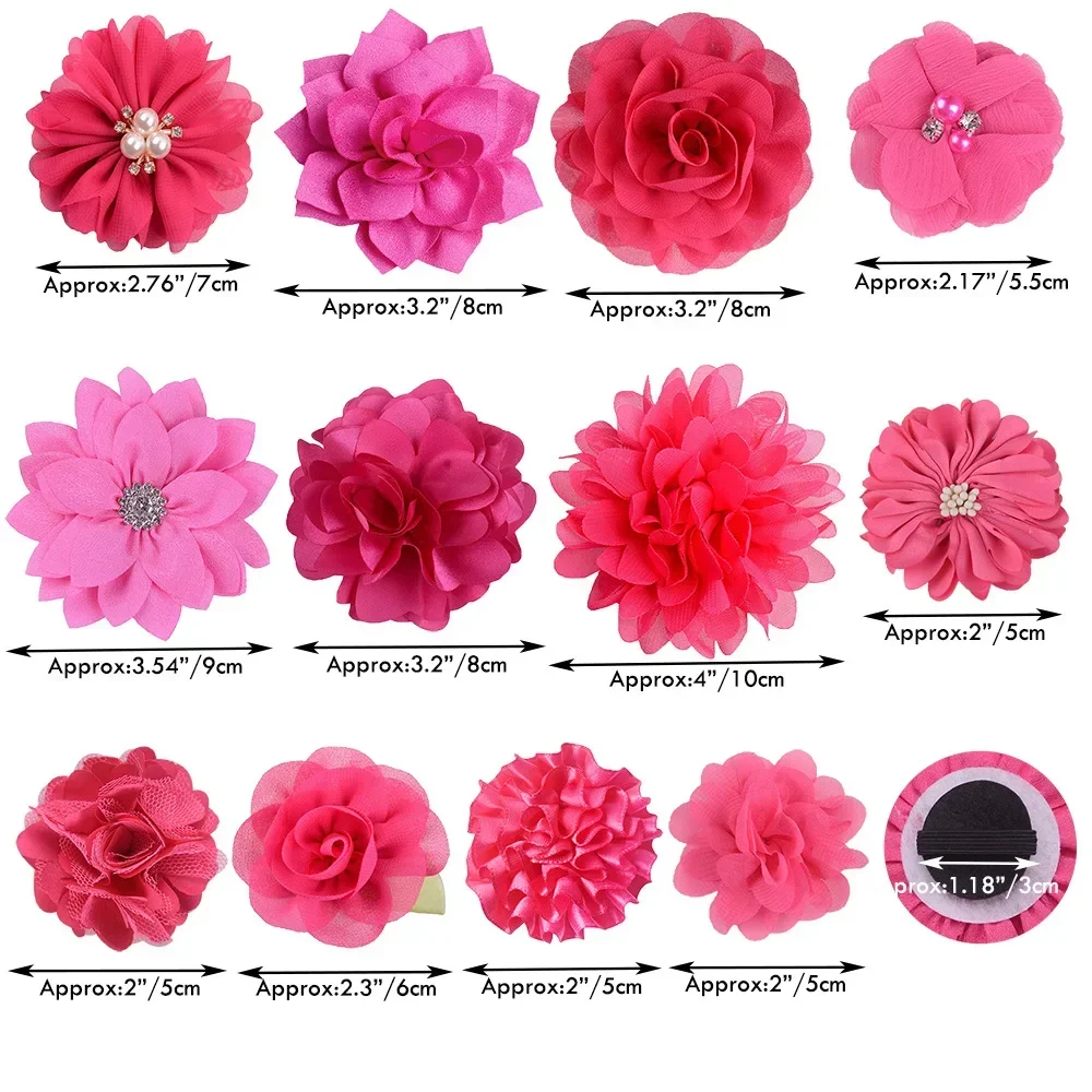 50PCS Flower-Collar Small Dog Cat Bowtis Collar Removable Valentine\'s Day Dog Collar Accessories For Dogs Pets Grooming