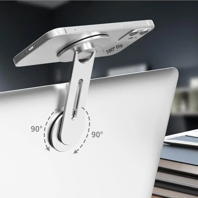 

Magnetic Phone Holder For Laptop Phone Holder Magsafe Laptop Phone Side Cell Phone Stand Mount