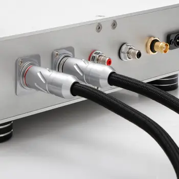 Monosaudio PS75X0R 純銀 XLR 平衡互連線,鍍銠 XM700R 和 XF700R XLR 連接器插頭 10 最佳銷售 純銀線纜 - №8