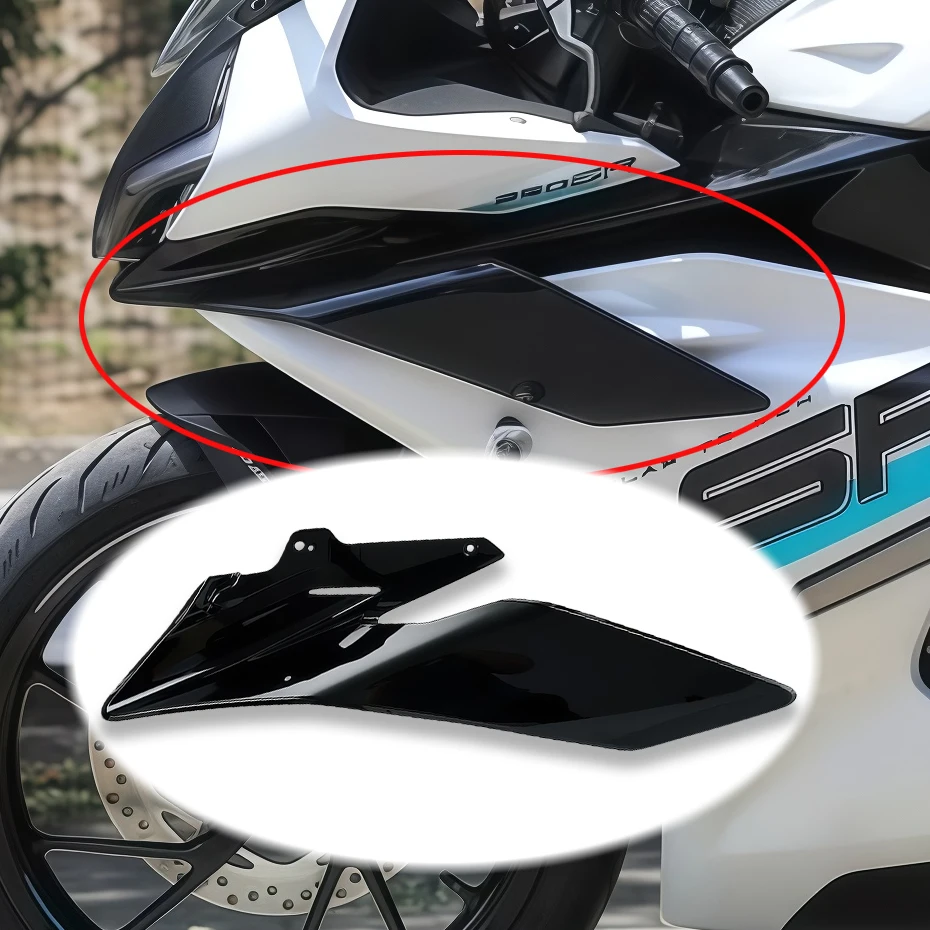 

FOR CFMOTO CF250SR 2023Style 250SR Motorcycle Parts Side Downforce Naked Spoilers Fixed Winglet Fairing Wings Deflectors