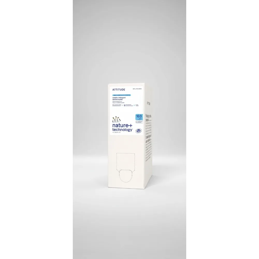 

Natural Liquid Laundry Detergent Refill, EWG Verified, HE Compatible, Vegan Plant-Based, Wildflowers Scent, 160 Loads