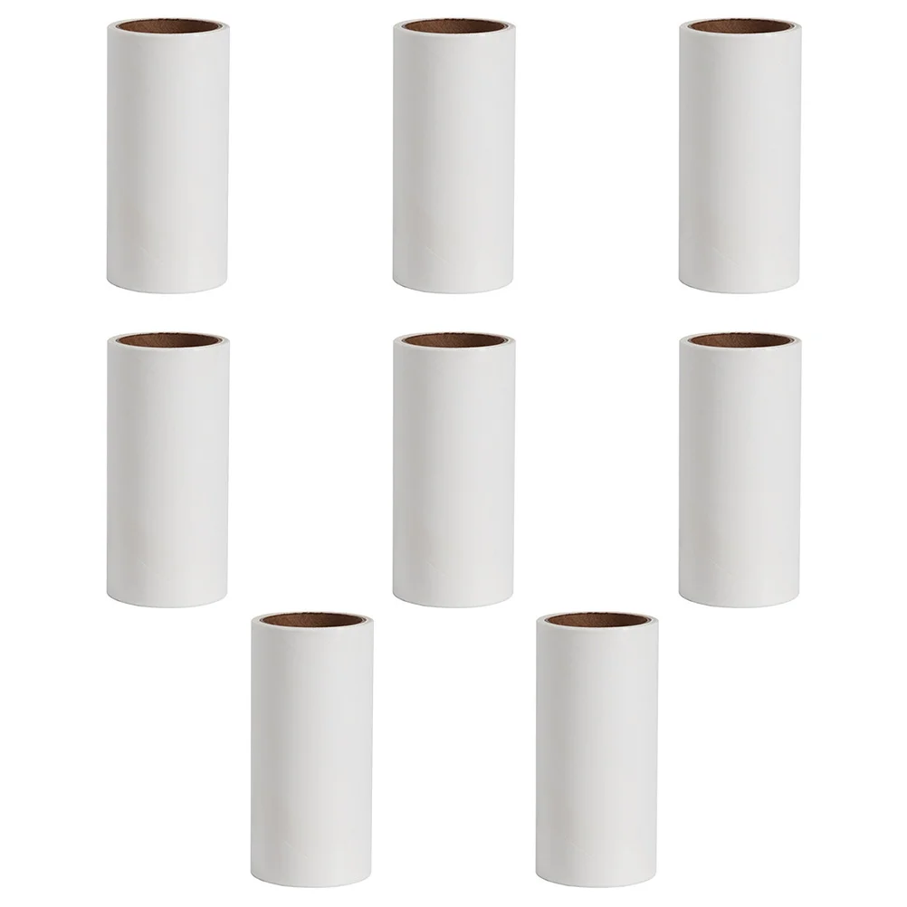 

8pcs Hair Removal Roll Lint Roller Paper Strong Sticky Remover Dust for Clothes Pet Accessories Efficient