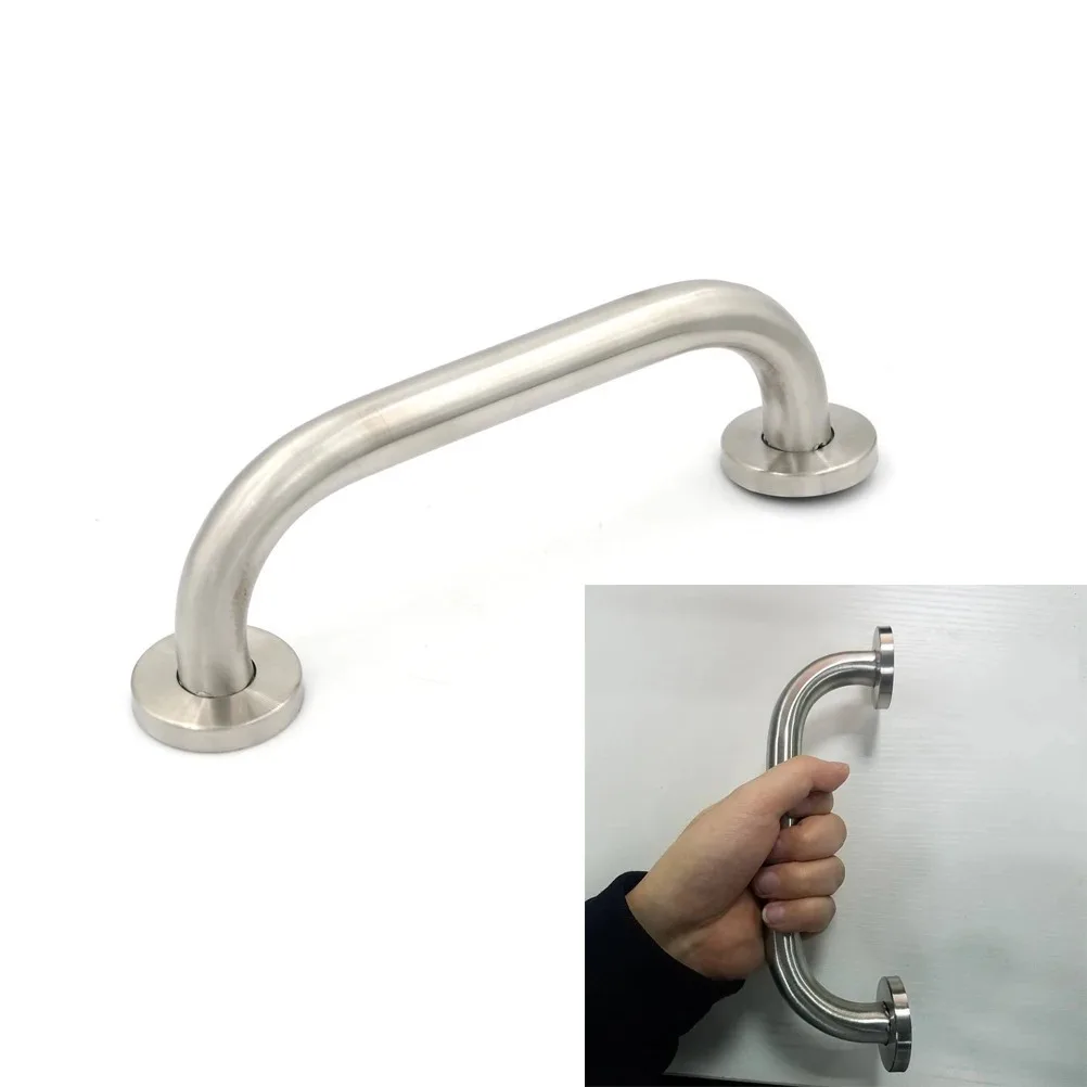 

1PC Stainless Steel Bathroom Safety Toilet Support Handle Shower Tub Hand Grip Rail Disability Aid Grab Bar Handle Towel Rack