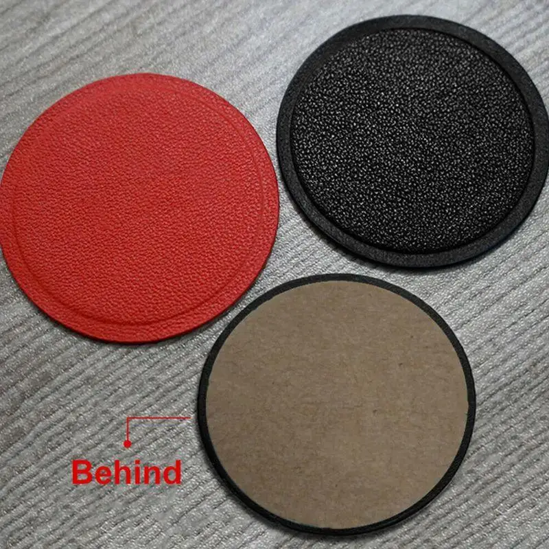 W89C PU Car Phone Holder Disk Metal Plate สำหรับสมาร์ทโฟนแท็บเล็ตขนาดเล็กสำหรับการเดินทาง