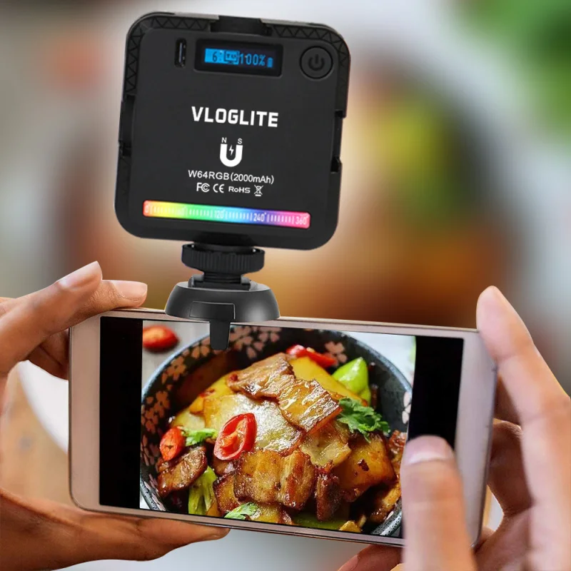 Mini Portable Pocket light Selfie Handheld RGB Photography Fill Outdoor Soft Phone