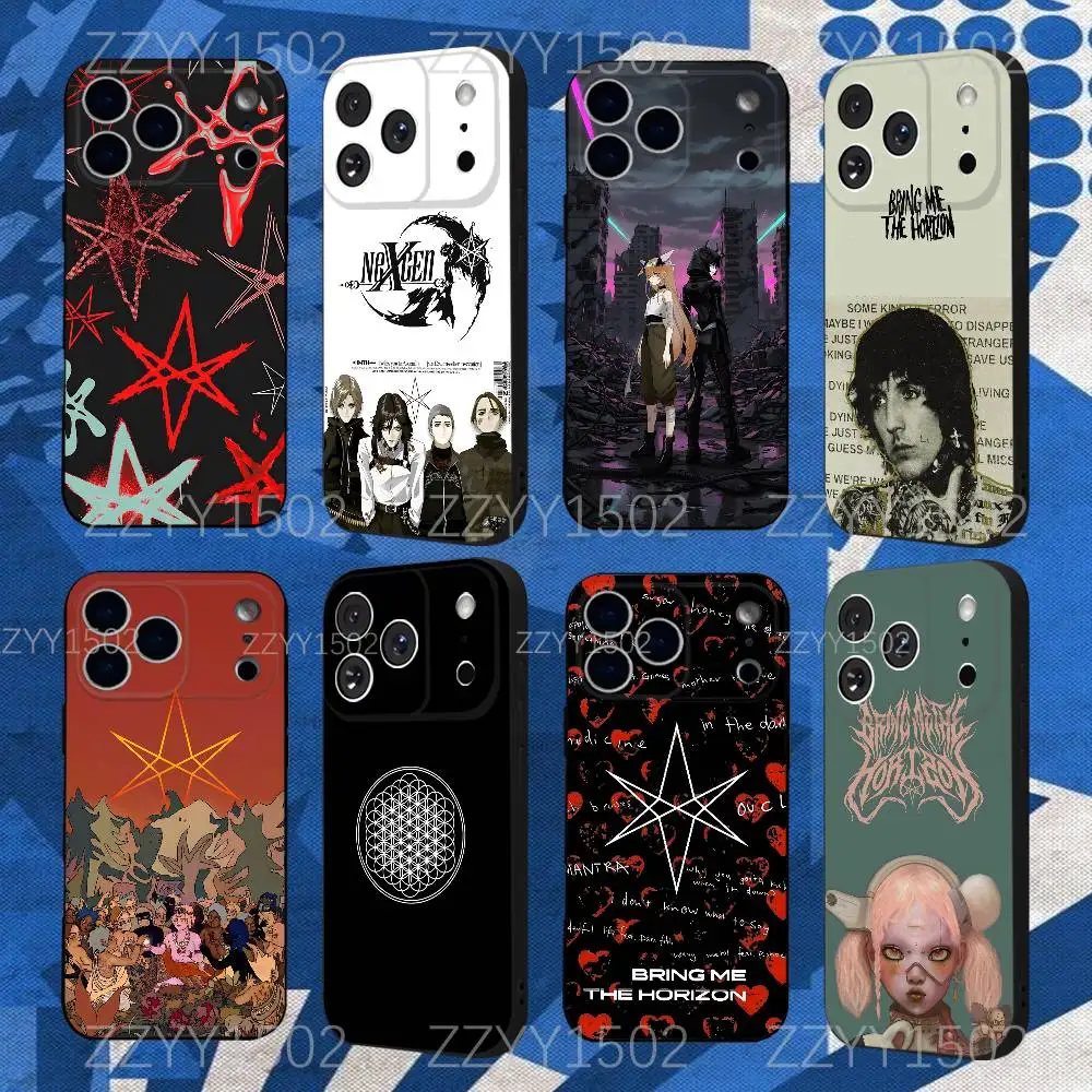 

B-Bring Me The H-Horizon-S BMTH Phone Case For iPhone 17,16,15,14,13,12,Pro,Max,Plus,E,SE4,Air,Mini Shockproof Cover Fit Funda