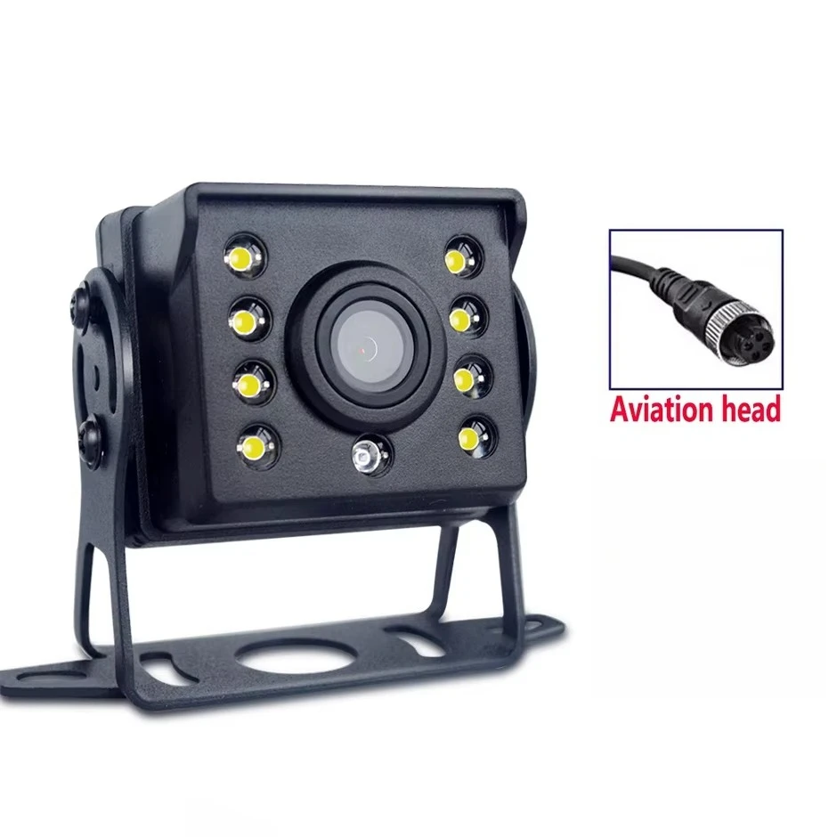 8 LED 4Pin CCD Car Backup Camera Universal For Monitor SUV Pickup Camper Tractor Tractor RV etc.