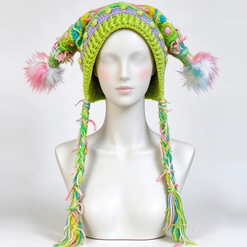 Pattern: Bard Beanie / Crochet Jester Hat Pattern / PDF Download