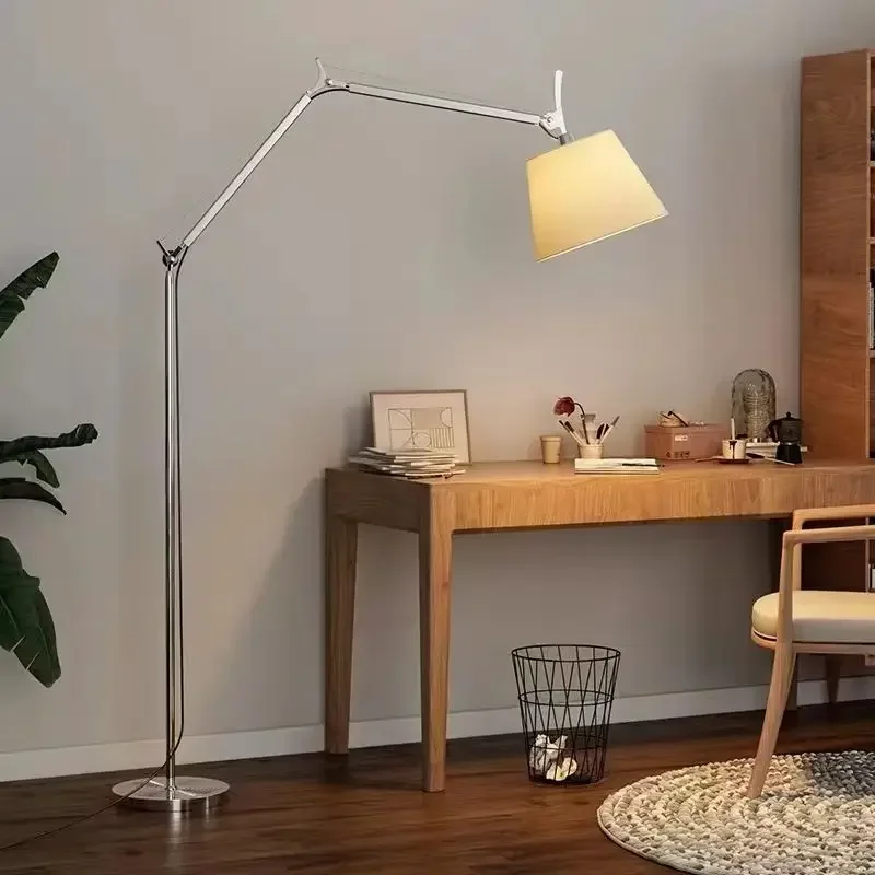 Internet Celebrity Italian Rocker Arm Floor Lamp Living Room Sofa Study Simple Reading Lamp Adjustable LED Fishing Lamp Tranquil