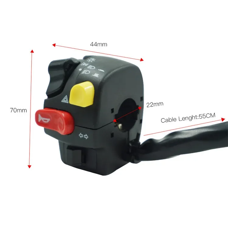 

3 Motorcycle Handlebar Switch KG-022-2