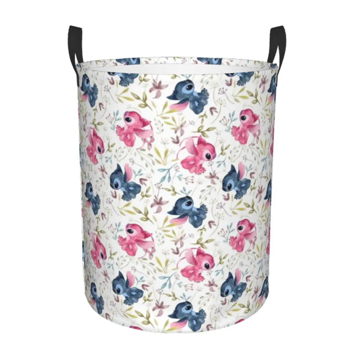 

Round Single-Layer Laundry Hamper Stitch Lightweight and Durable Dirty Clothes Basket with Breathable Design for Home & Dorm Use