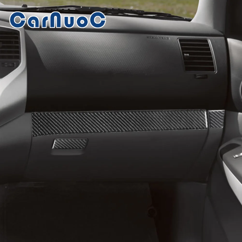 

Car Sticker For Toyota Tacoma 2012-2015 Glove Box Decorative Strip Interior Moulding Accessories Carbon Fiber Cover Trim