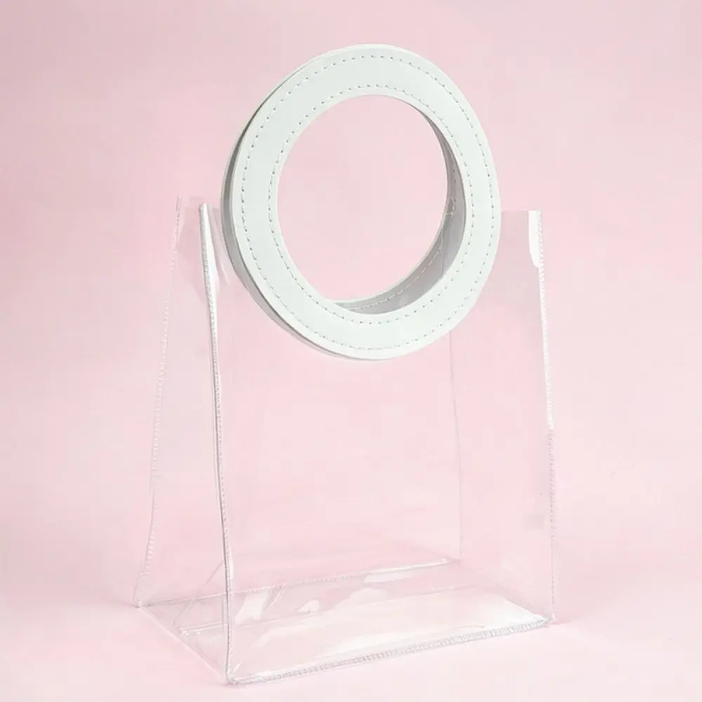 Clear PVC Makeup Brush Pouch Transparent Cosmetic Storage Bag Portable Travel Organizer Case For Beauty Tool Kits